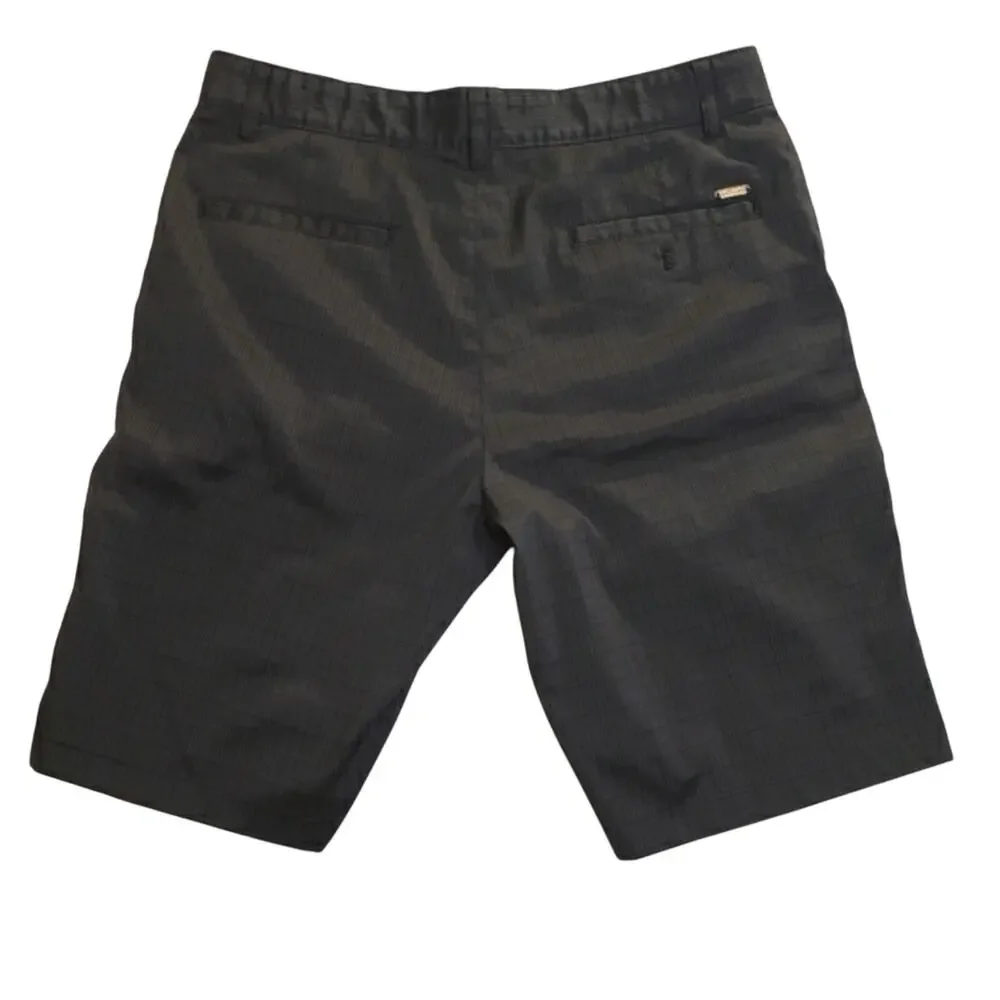 Greg Norman for Tasso Ella Black Golf Shorts Size 30